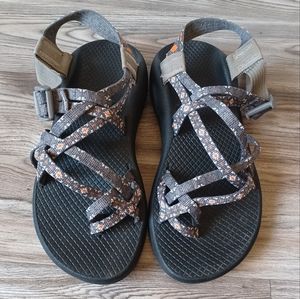 Chaco ZX/2 Womens Sandals Orange Gray sz 6